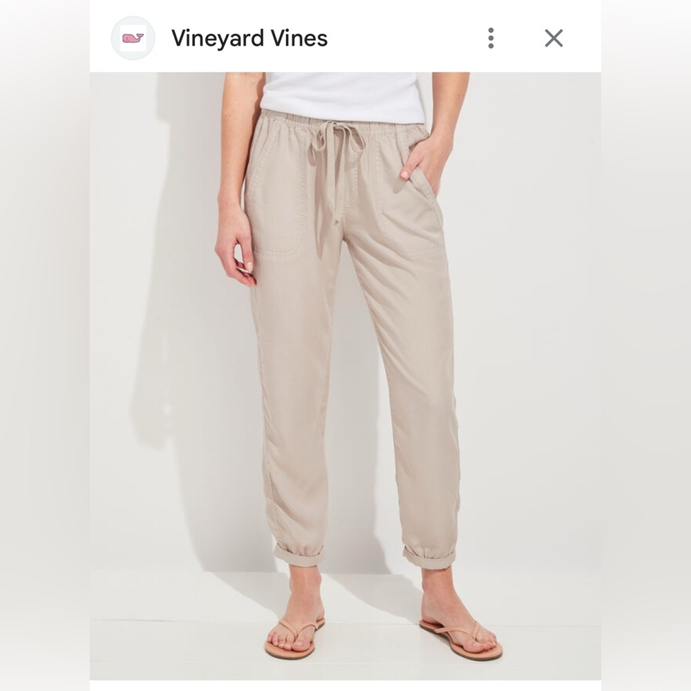 Vineyard Vines Khaki Dockside Joggers